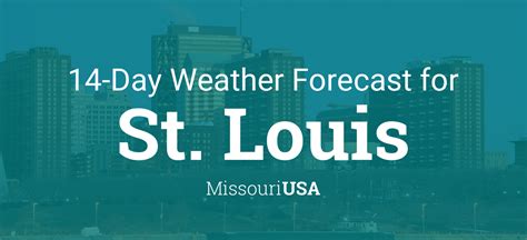 st. louis weather|14 day forecast st louis.